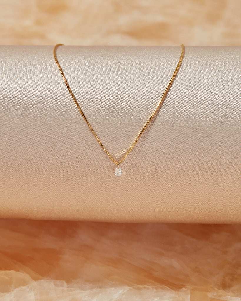 The Bella Diamond Charm Necklace