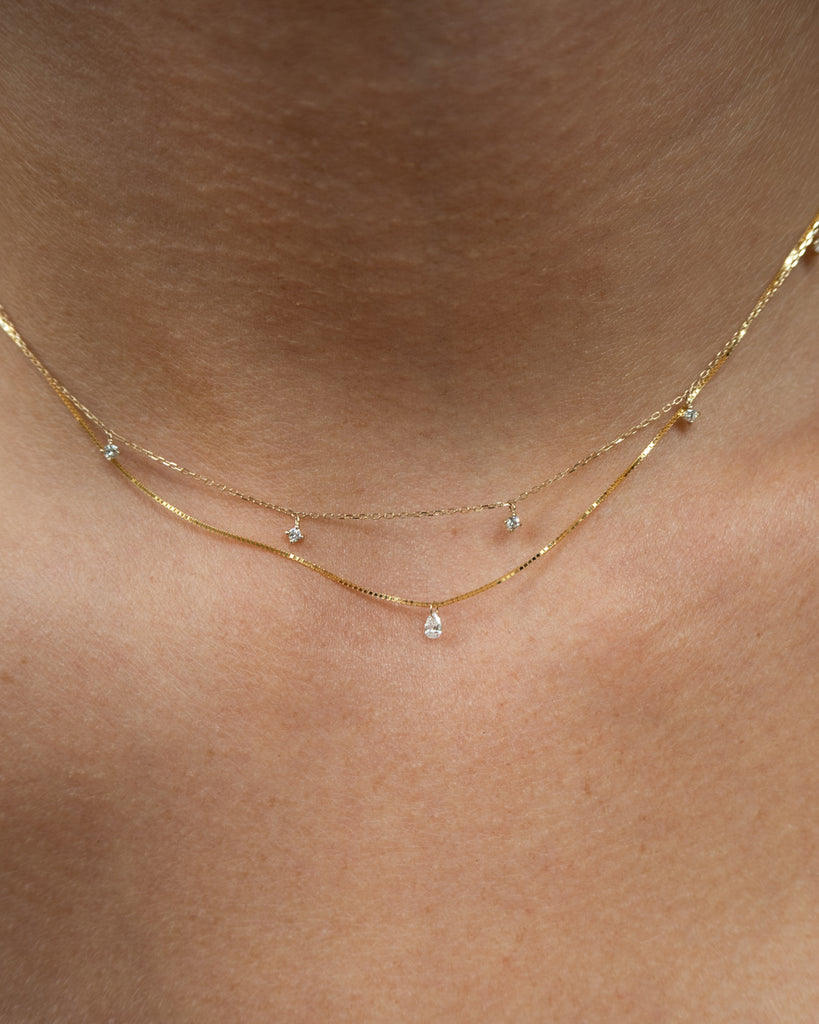 The Bella Diamond Charm Necklace